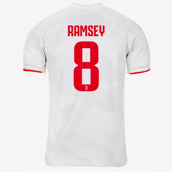 Camiseta Juventus NO.8 Ramsey Segunda equipo 2019-20 Gris Blanco